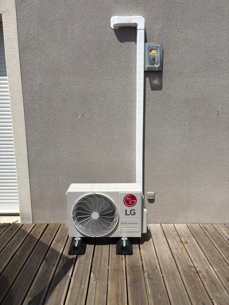 Climatisation réversible assurant chauffage et refroidissement toute saison