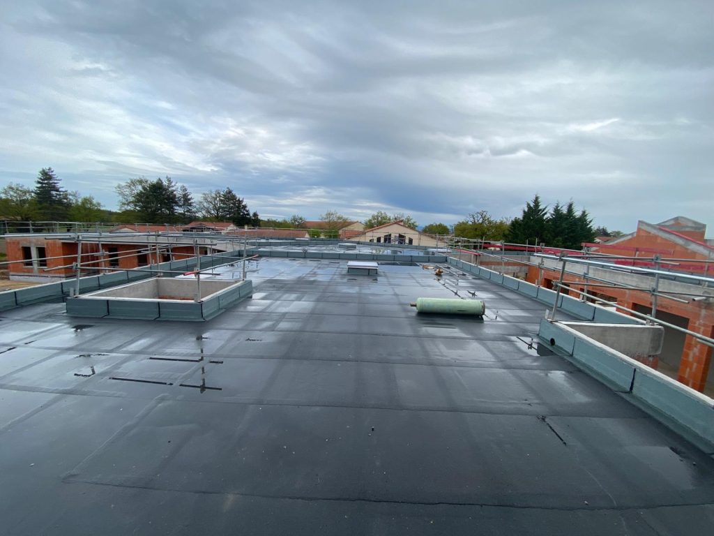 Étanchéité de terrasse accessible – chantier professionnel
